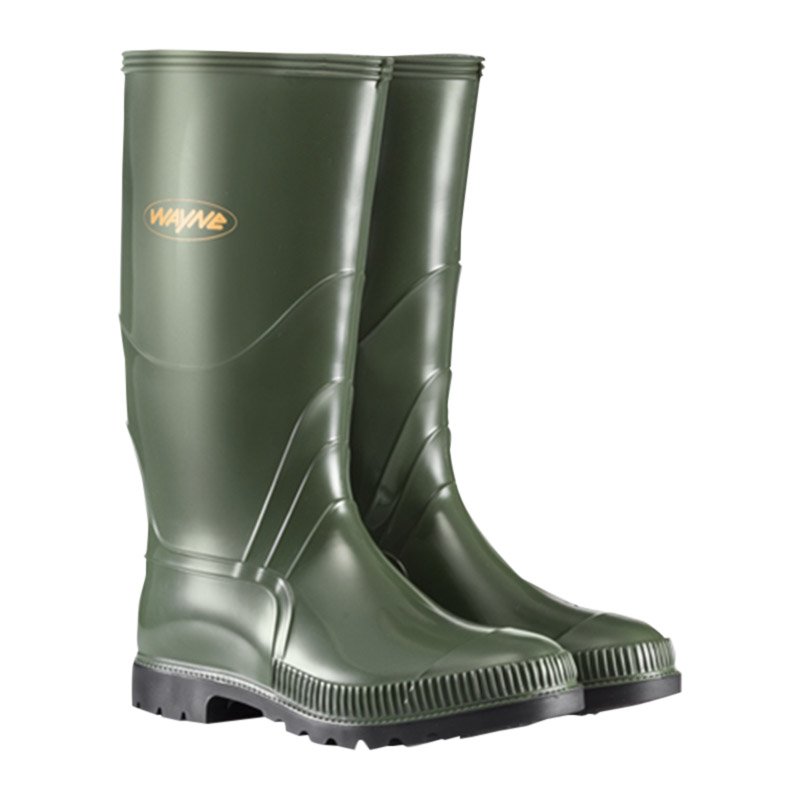 Wayne Gumboots Mens Olv/Black S9