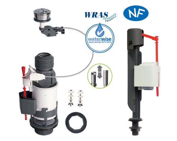 Wirquin Mechanism C/C Dual Flush Bibo Mw2ejf