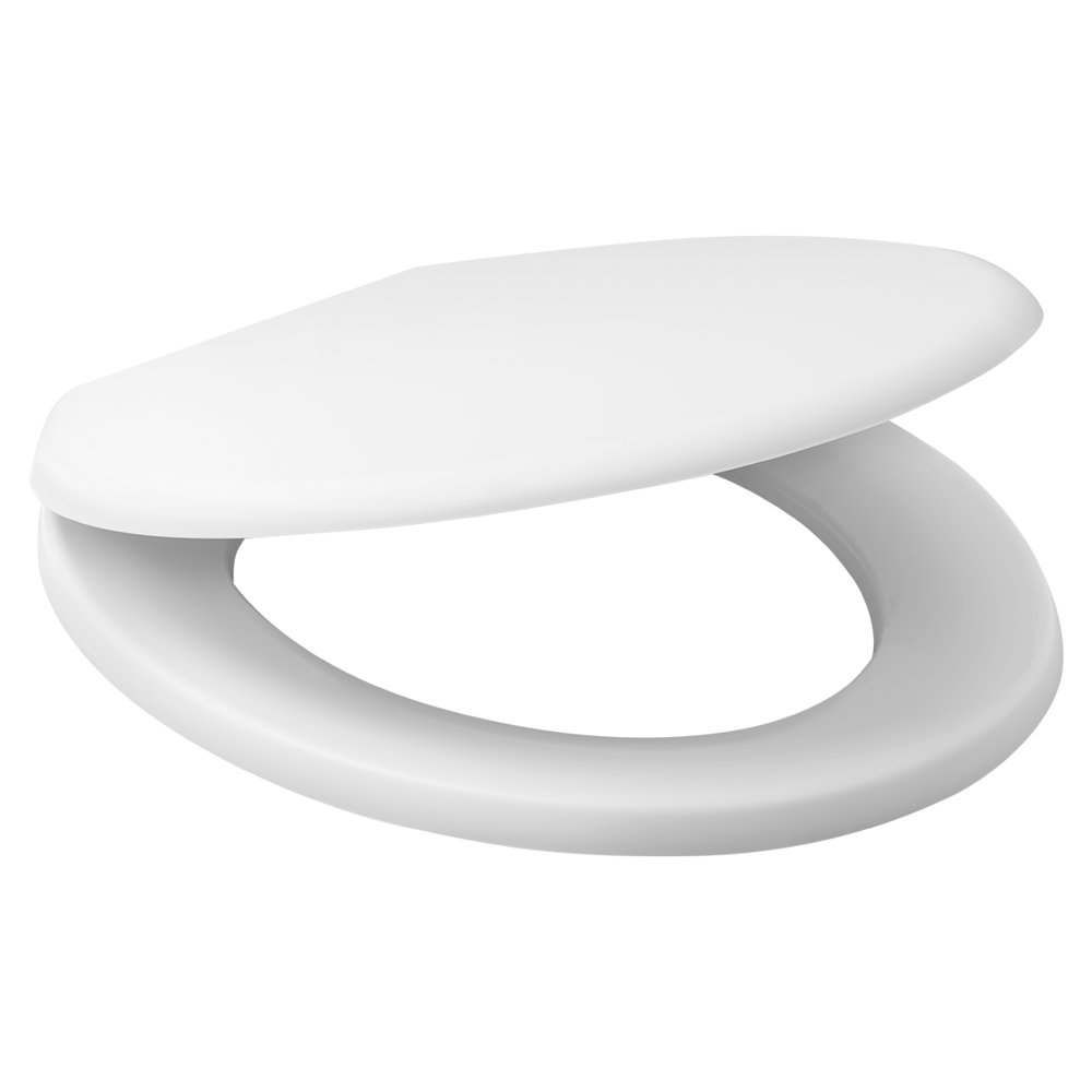Wirquin Toilet Seat Emerald PP Std Hng Wht 1.35kg