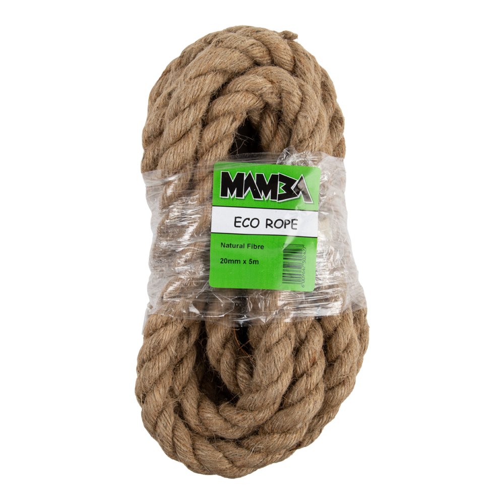 Mamba Ropes and Twines Mamba Rope Eco Rope Hank 20mm 5m