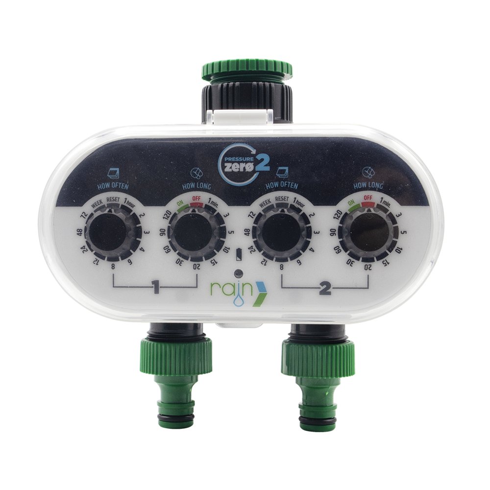 Rain Zero Pressure Tap Timer 2 Station