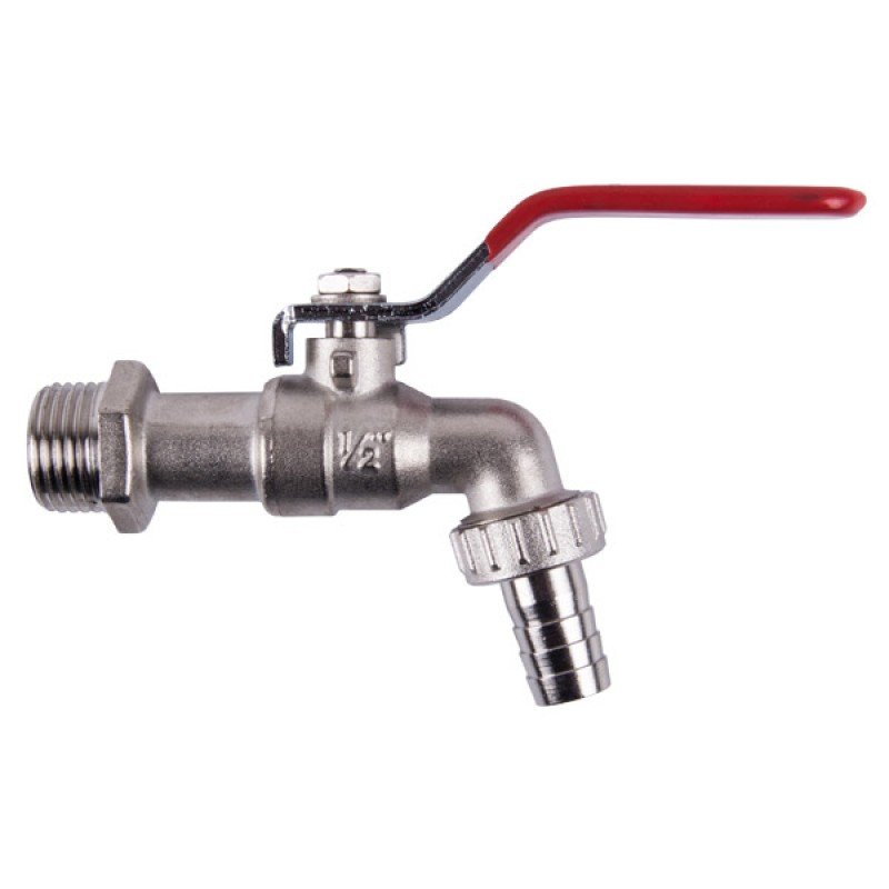Torrenti Bibcock & Hose Union Chr 15mm