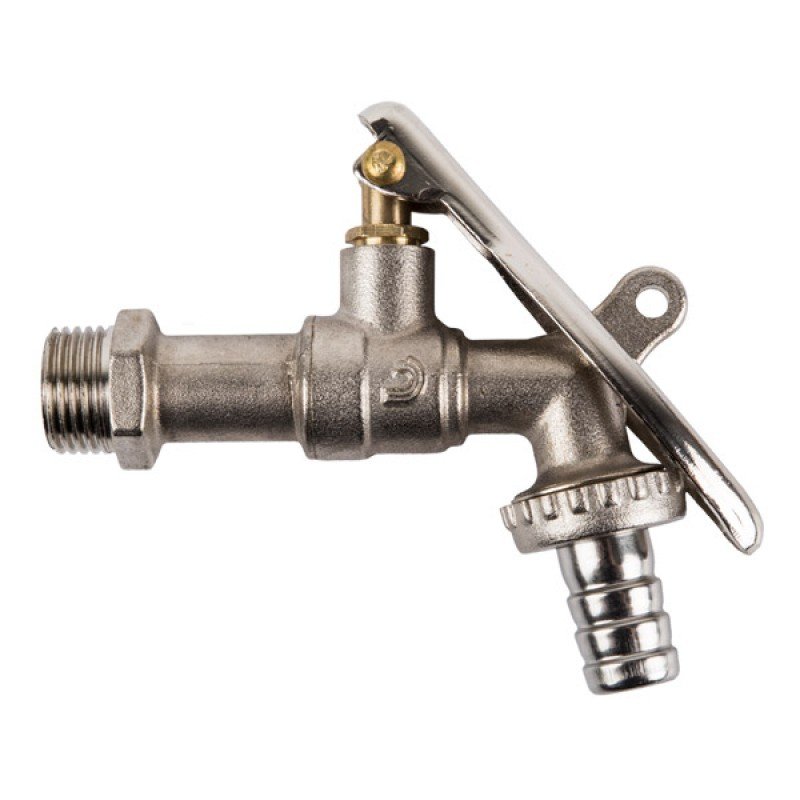 Torrenti Bibcock Lock Type Chr/Plated 20mm