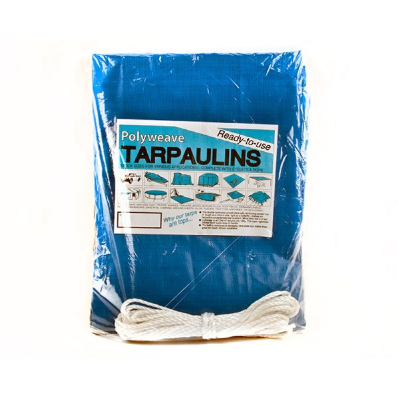 Protarp Polyweave Tarpaulin 180G/M2 4x6m Blue