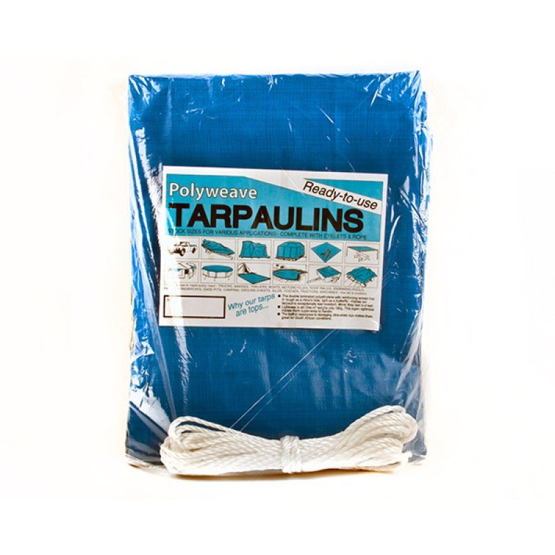 Protarp Polyweave Tarpaulin 180G/M2 4x6m Grn