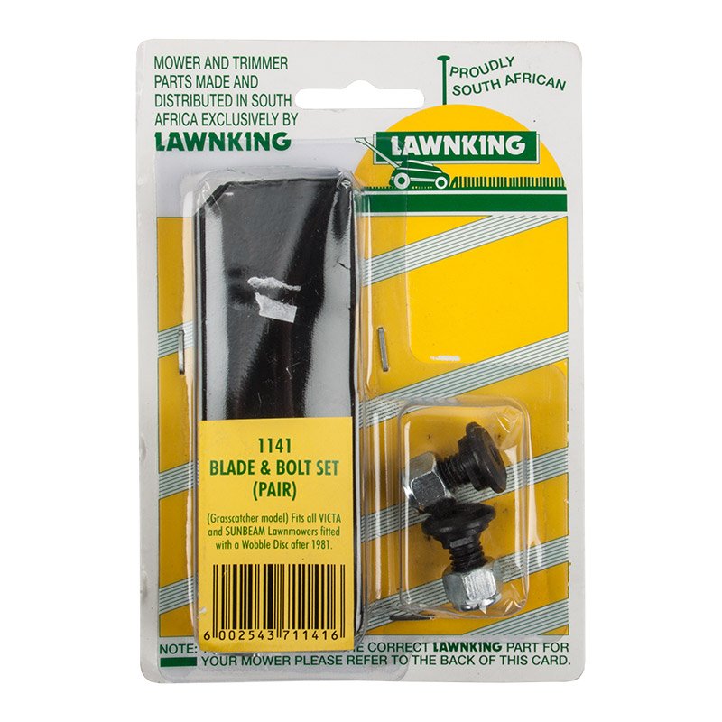 Lawnking L/Mower Blade and Bolt Victa Wobble