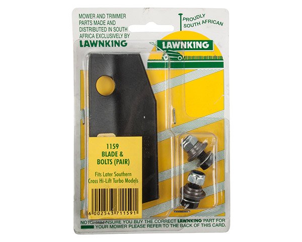 Lawnking L/Mower Blade and Bolt Hi-Lift Tu S/Cros