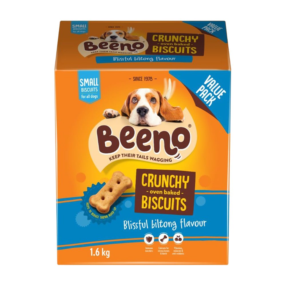 Bob Martin Beeno Dog Biscuits Value Pack Biltong Small 1.6kg