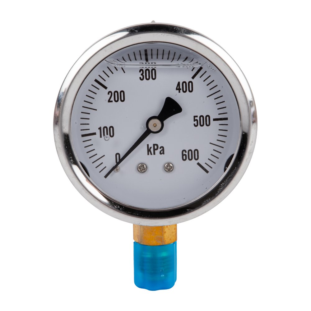 Pressure Gauge Glycerine 0-600KPA