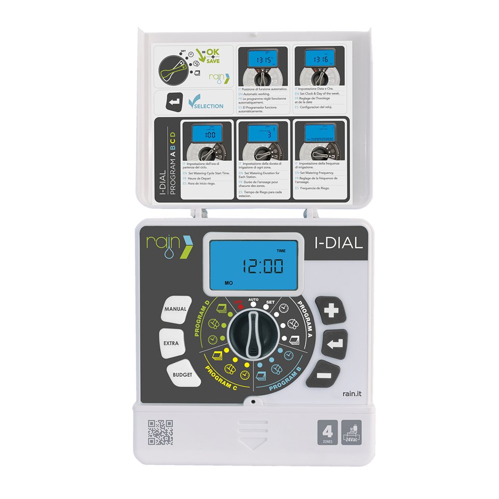 Rain Idial Indoor Controller 6 Station 4 Programs
