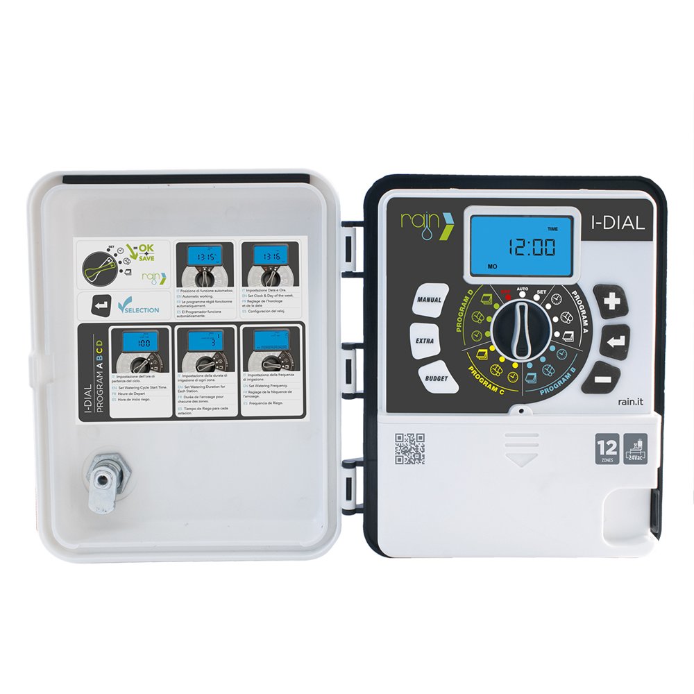 Rain Idail Outdoor Controller 12station 4programs