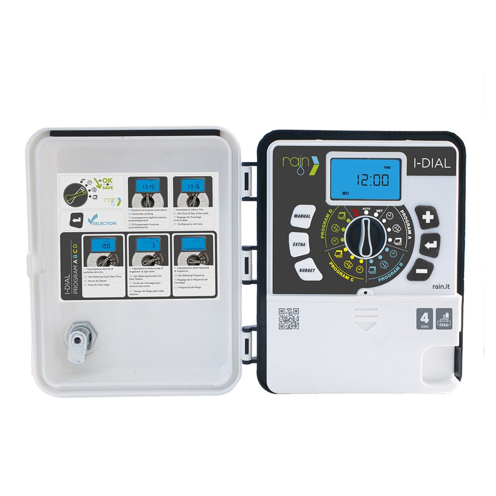 Rain Idail Outdoor Controller 8station 4 Programs