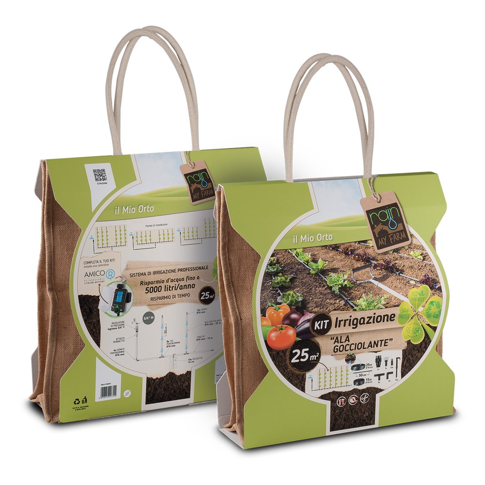 Rain Drip Irrigation Vegtable Kit Up to 25SQM
