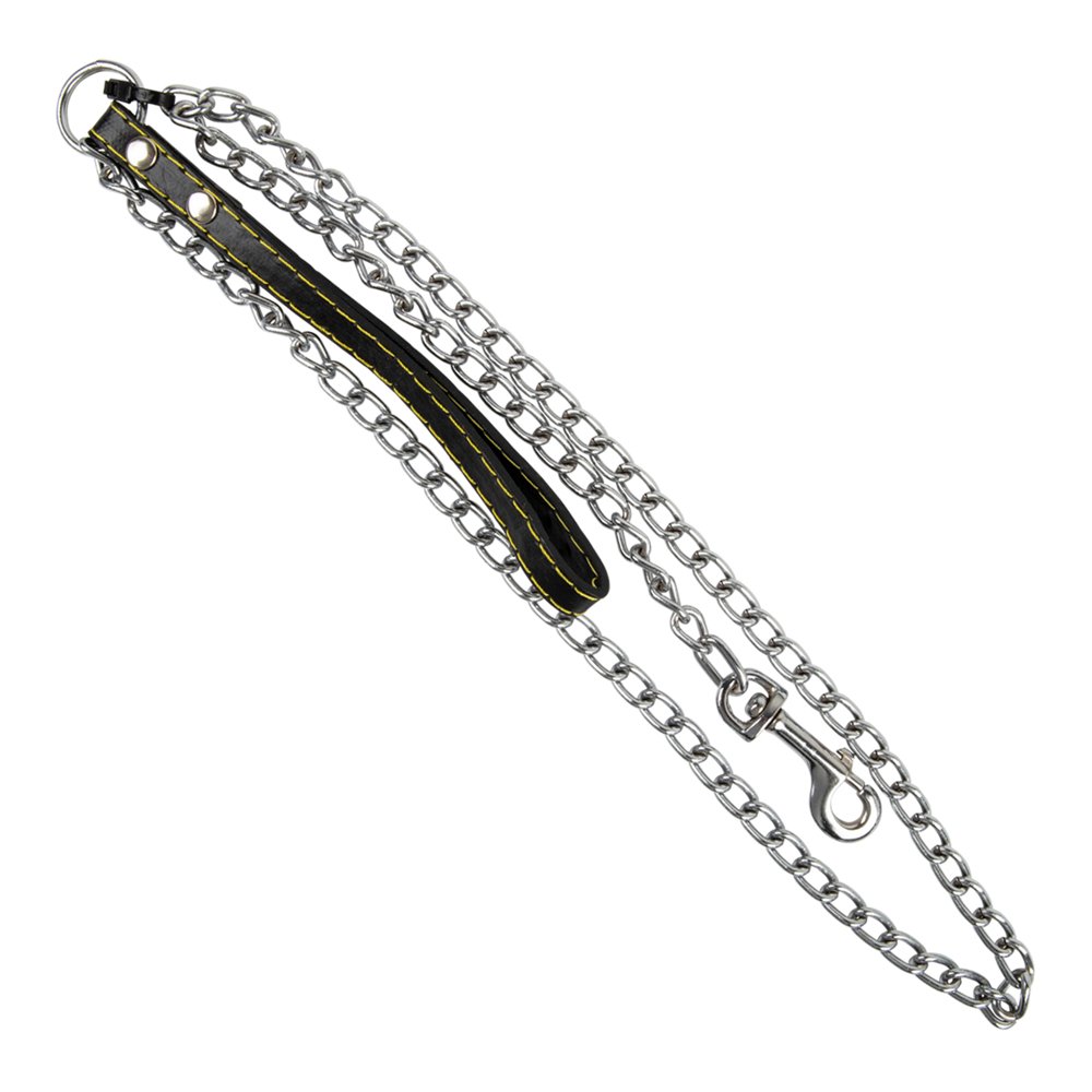 Complete Lead Chain Leather Handle 2mm x 1200mm