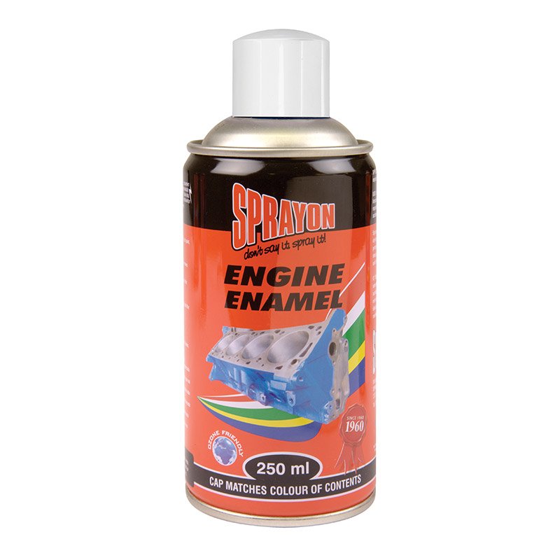 Sprayon Engine Enamel Spray White 250ml