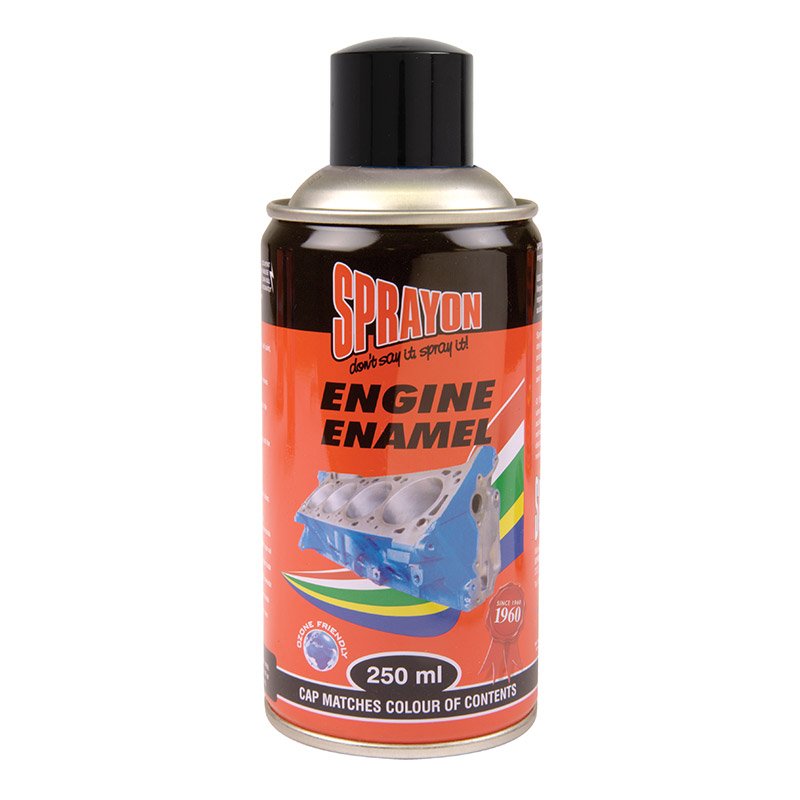 Sprayon Engine Enamel Spray Gloss Black 250ml