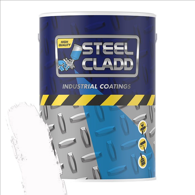 Steel Cladd Quick Dry Enamel White 1l