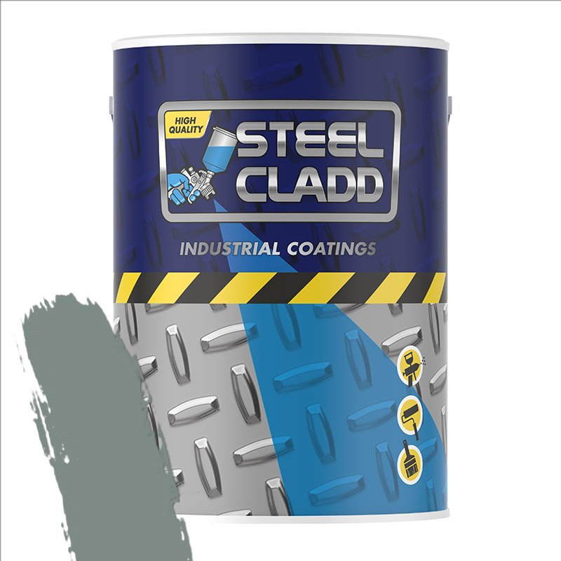 Steel Cladd Quick Dry Enamel Mf Grey 5l