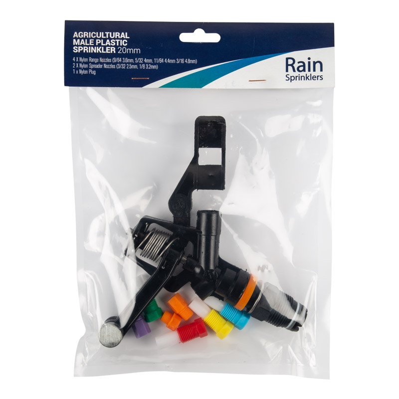 Rain 14 Sprinkler Packed with Nozzles and Cap