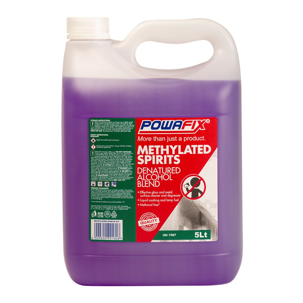 Powafix Methylated Spirits 5l