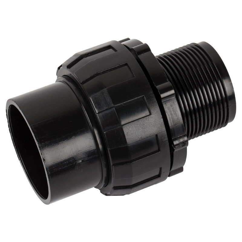 Blu52 Union Male Black PVC 40mm