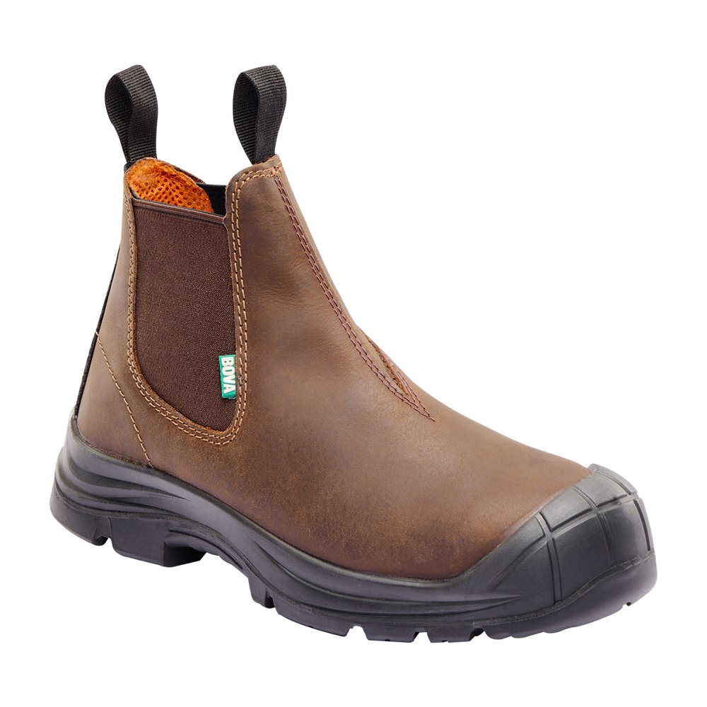 Bova Rider Plus Stc Safety Boot Brown Size 8