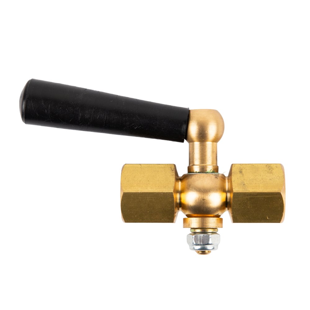 Gauge Cock Brass Fem x Fem 1/4 Inch Bsp