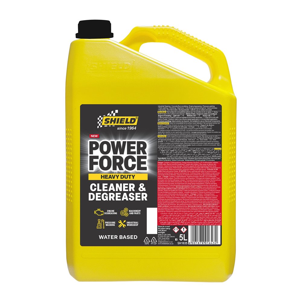 Shield Power Force Heavy Duty Degreaser 5l Sh1635