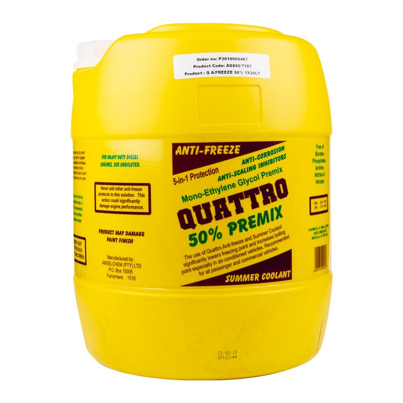 Quattro Anti-Freeze Summer Coolant 20l