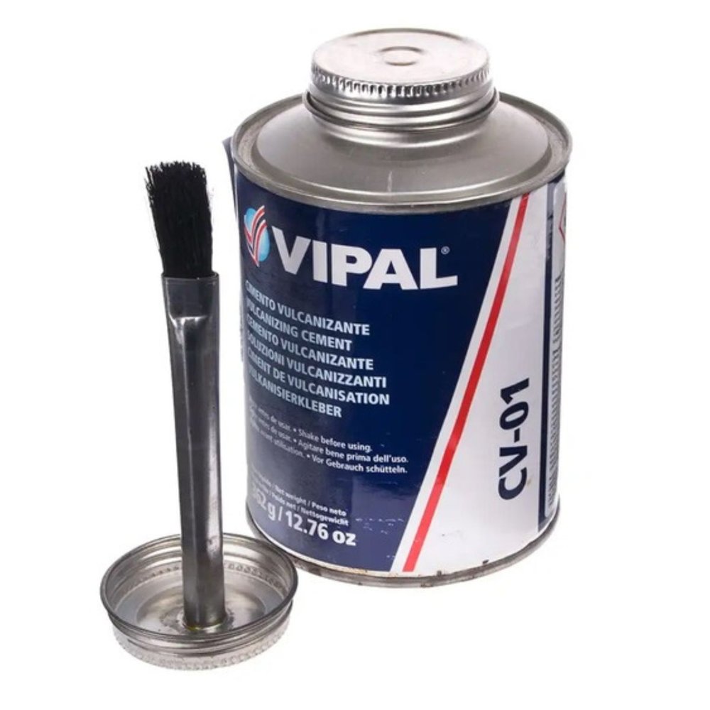Vipal Vulcanizing Cement and Brush 362G/500ml Ea
