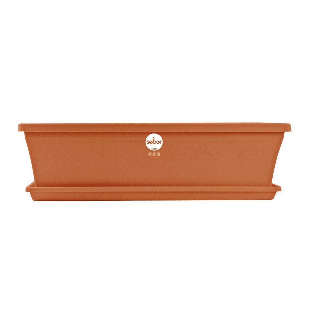 Sebor Sill Planter & Saucer Set 50CM Namib Dune