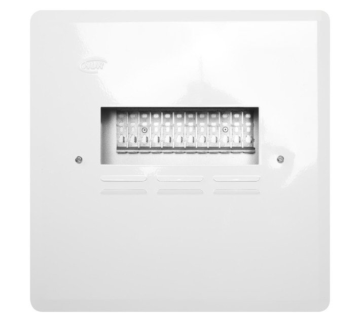 NUR Distribution Board Din Rail 12w Flush Metal Base