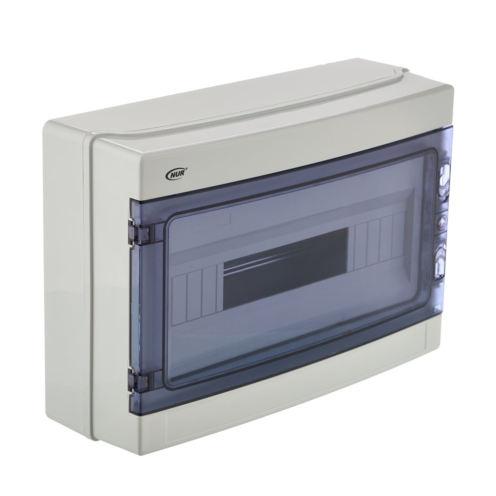 NUR Distribution Board Din Rail W/P 12w Surface