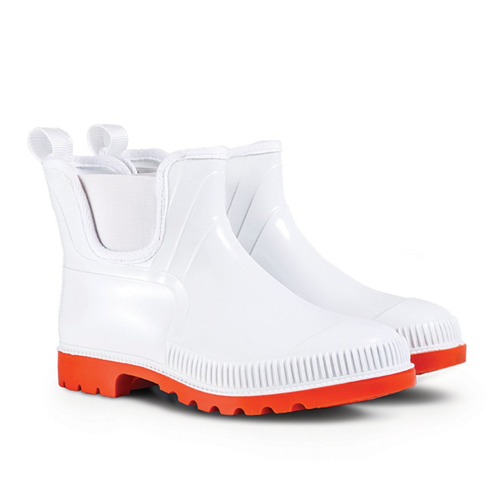Wayne Duralight 2 Mens Chelsea Boot Wht/ Red S 8