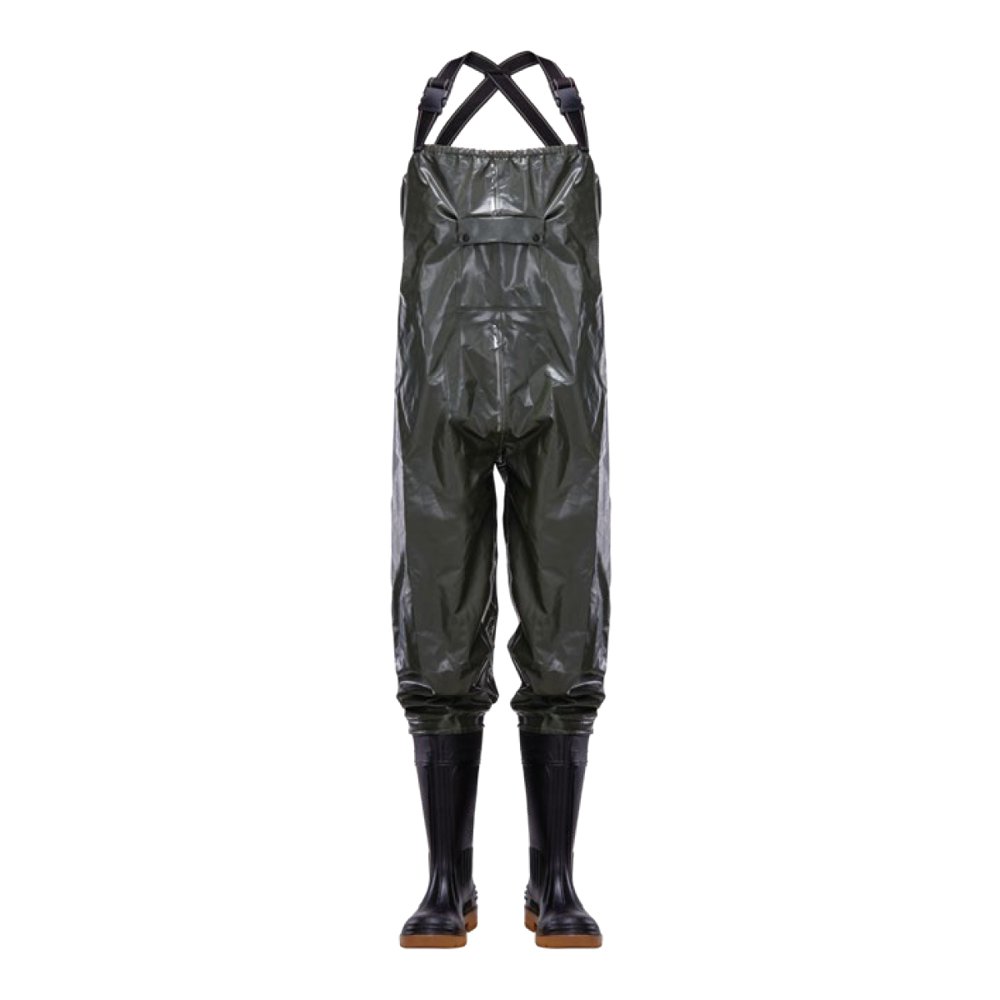 Wayne Chest Wader Stc Egoli Olive/Black Size 13