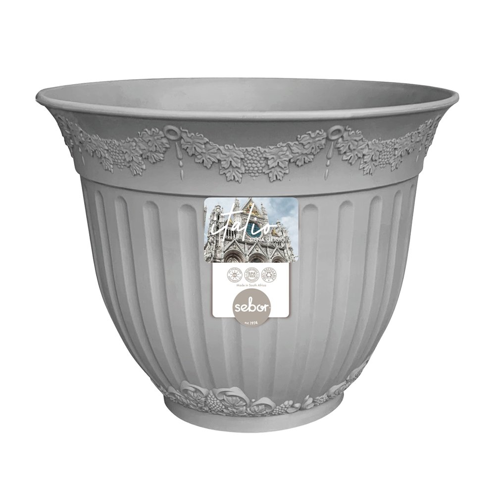 Sebor Italio Sienna Pot 35CM Grigio