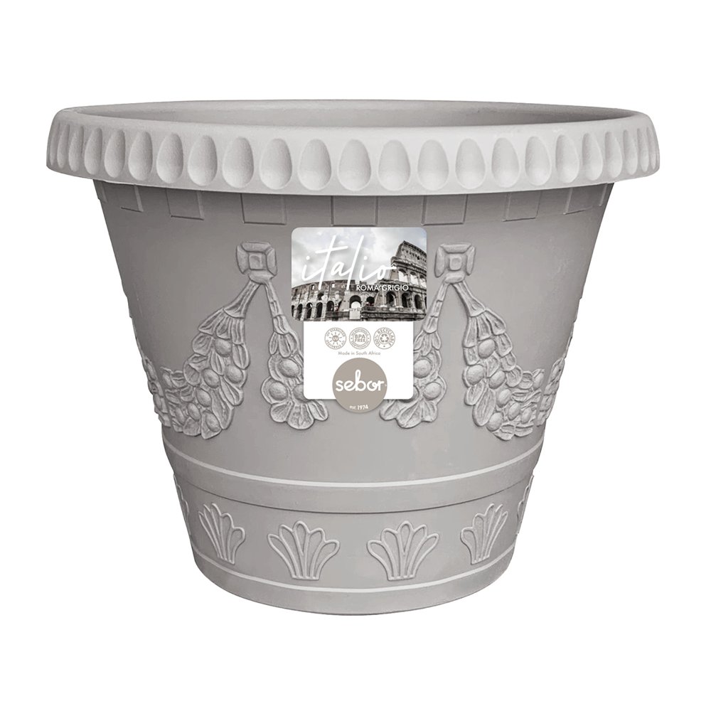 Sebor Italio Roma Pot St 40CM Grigio