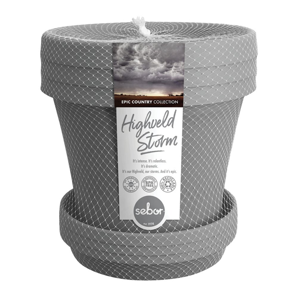Sebor Super Pot & Scr St 15CM x 3 Highveld Storm