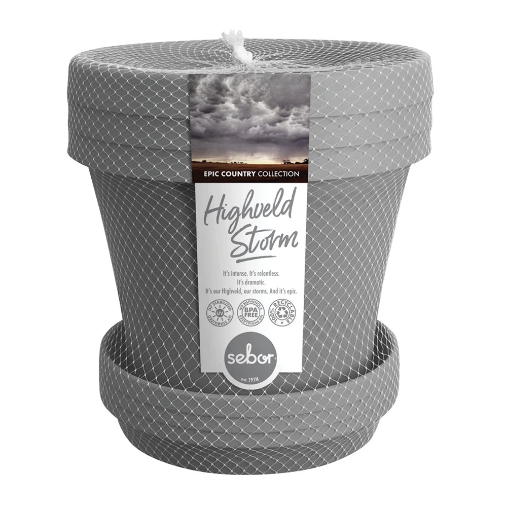 Sebor Super Pot & Scr St 30CM x 3 Highveld Storm