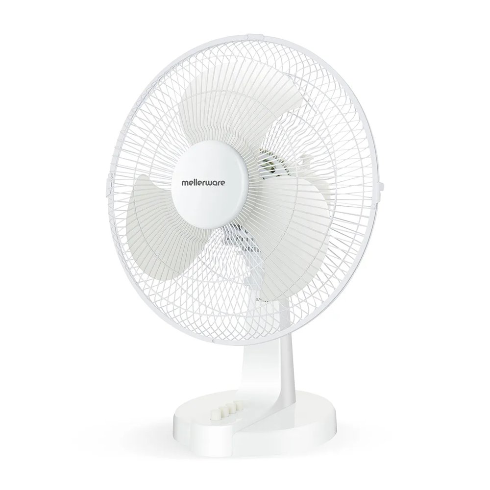 Mellerware Fan Desktop Plastic 35w 30CM White