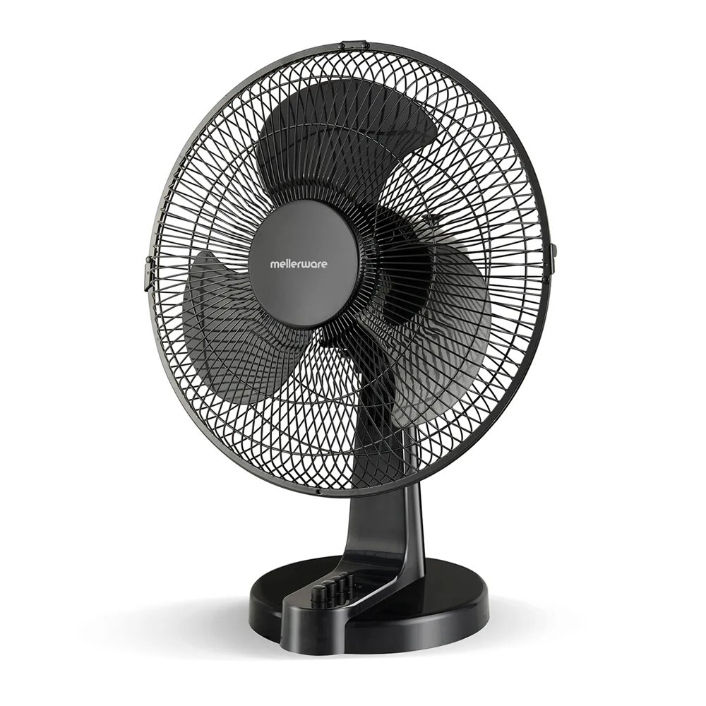 Mellerware Fan Desktop Plastic 35w 30CM Black