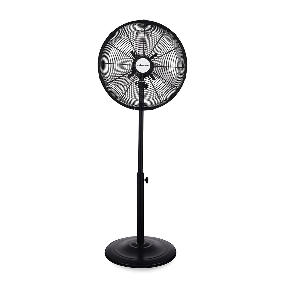 Mellerware Fan Pedestal Steel 3 Sp Adj 50w 40CM Bl