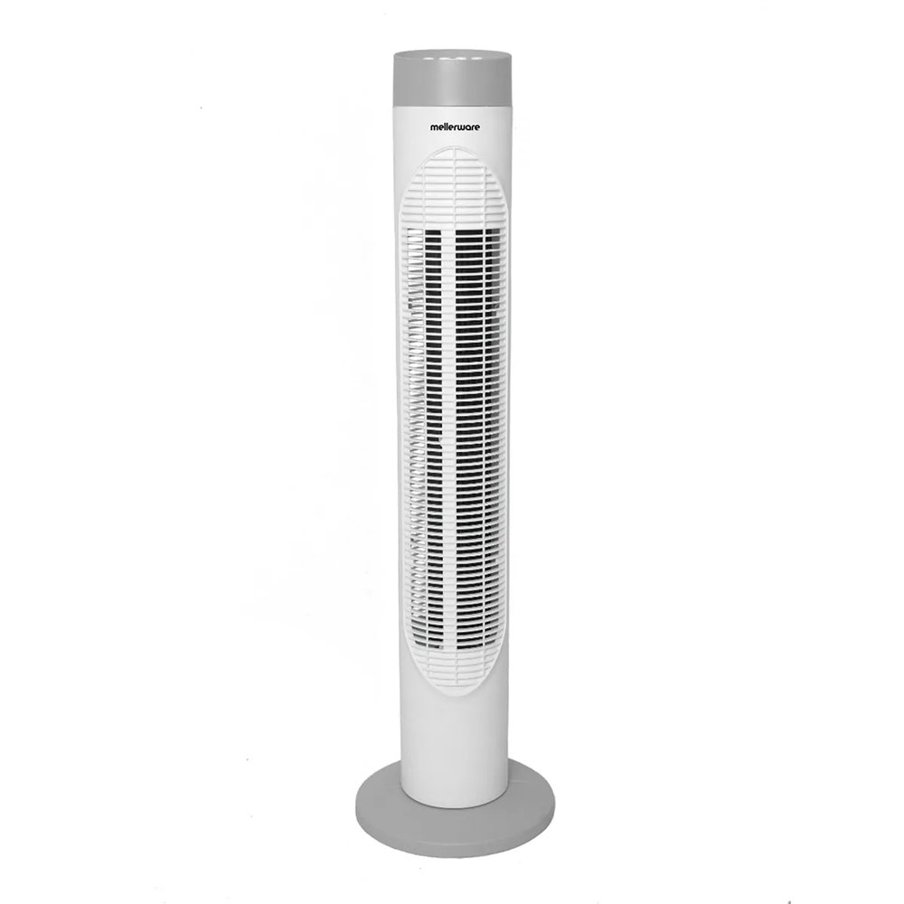 Mellerware Fan Tower Plastic 3 Speed 50w White