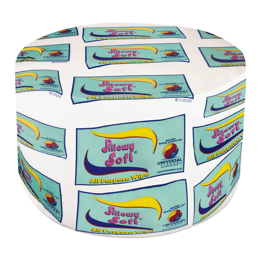 Pillowy Soft Paper Wipe 1PLY Virgin 160mmx600m