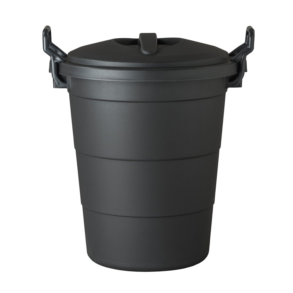 Pride Plastic Refuse Dust Bin Black 75l