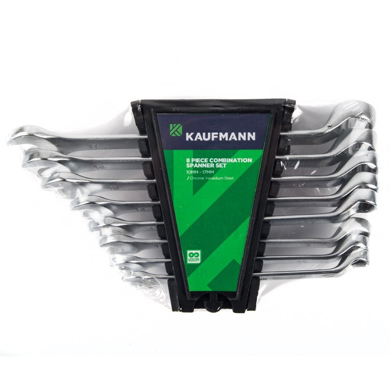 Kaufmann Hardware Kaufmann Spanner Set R/O Deep Offset 8 Pcs 10-17mm