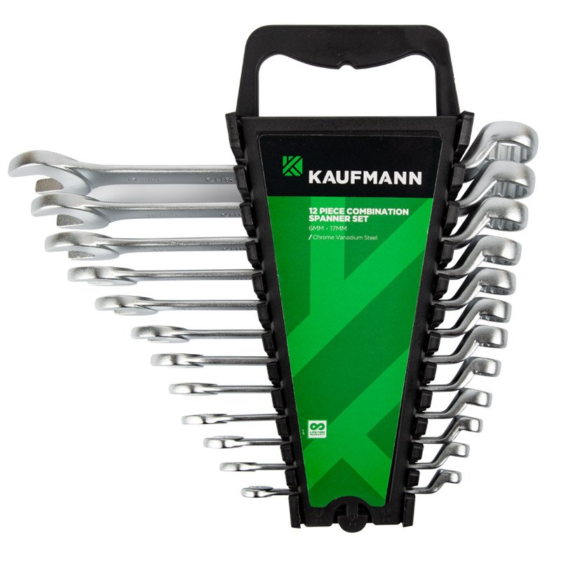 Kaufmann Hardware Kaufmann Spanner Set R/O Deep Offset 12 Pcs 6-17mm