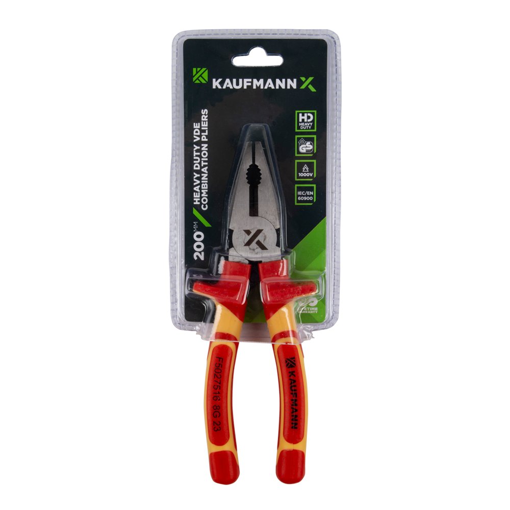 Kaufmann Hardware Kaufmann x Vde Pliers Combination 200mm