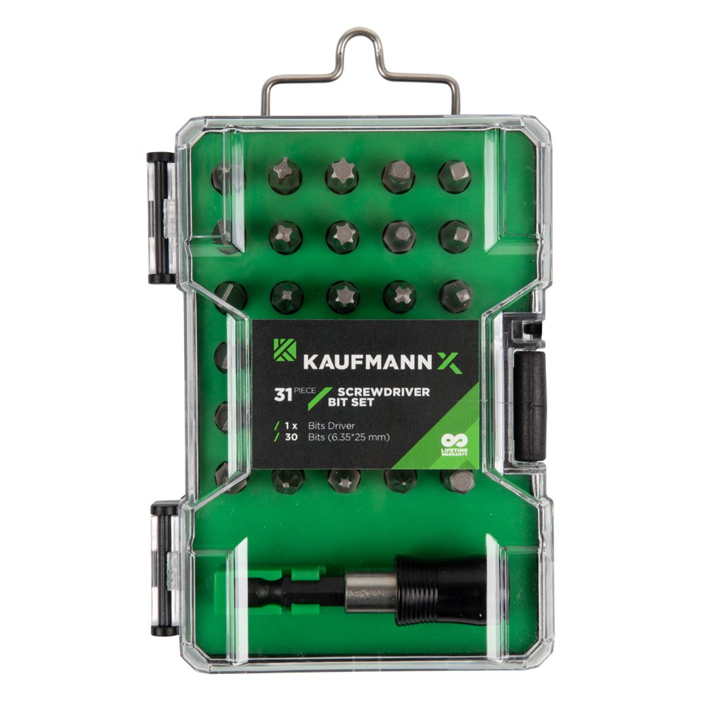Kaufmann Hardware Kaufmann x Screwdriver Bit Set 31 Pcs