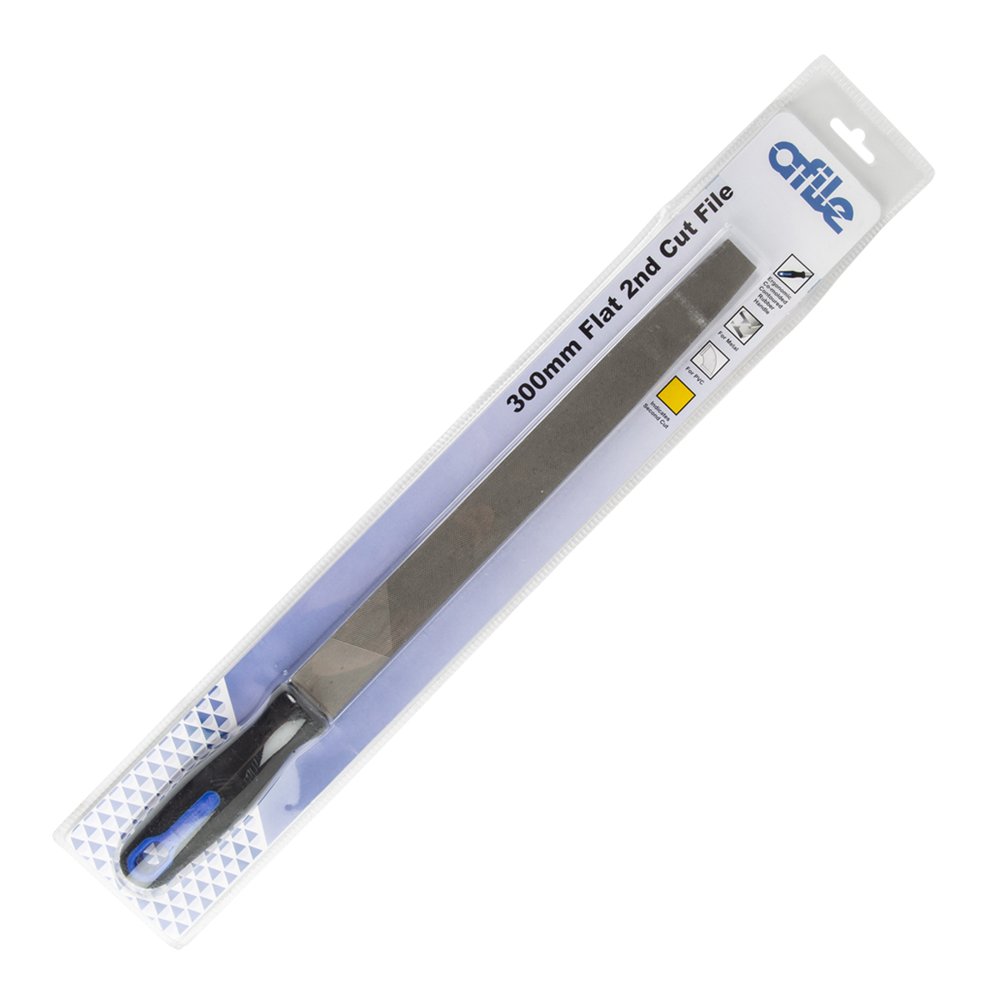 Afile Flat 2ND Cut File 300mm Packed